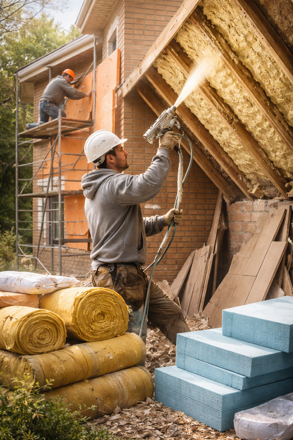 Утепление домов в Нижнеудинске под ключ от 4272 руб/м2 | Профессионально — ТепломастерНжк