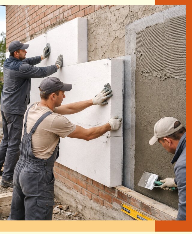 Утепление кирпичного дома в Нижнеудинске от 4272 руб. под ключ | ТепломастерНжк