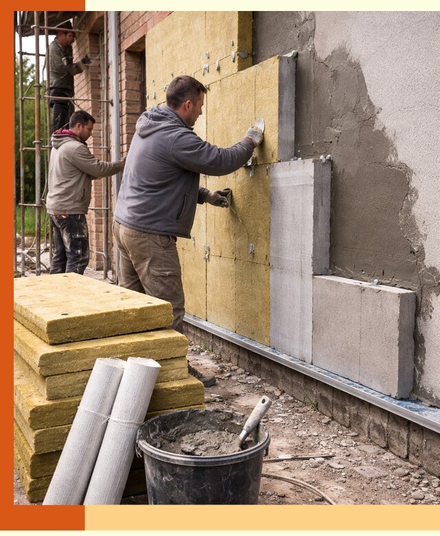 Утепление кирпичного дома под ключ в Нижнеудинске