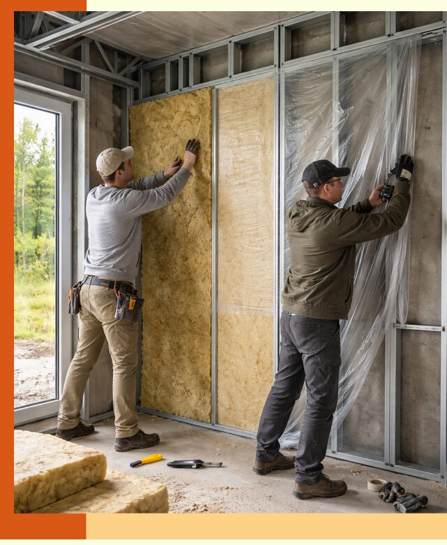 Утепление дома из ЛСТК в Нижнеудинске с гарантией качества и эффективности