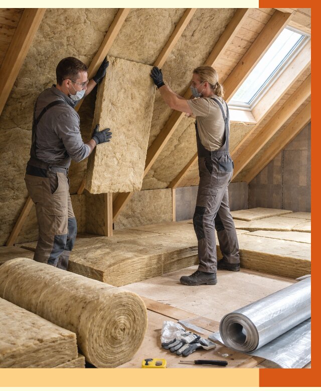 Утепление мансарды минватой в Нижнеудинске от 4272 руб./м2 — монтаж и пароизоляция | ТепломастерНжк