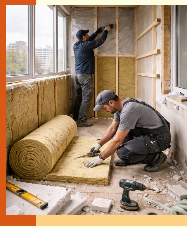 Утепление балкона под ключ в Нижнеудинске качественно и быстро