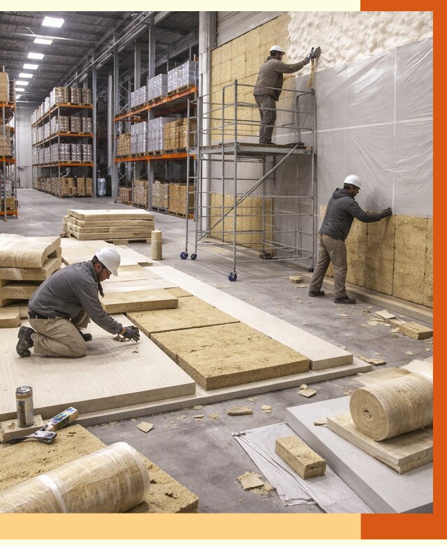 Утепление складского терминала в Нижнеудинске от 7628 руб./м² под ключ | ТепломастерНжк